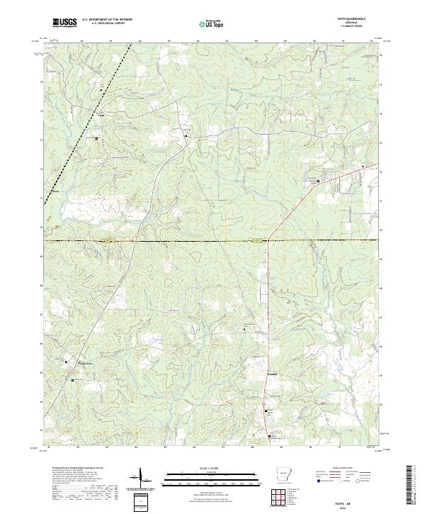 Faith topographic map thumbnail