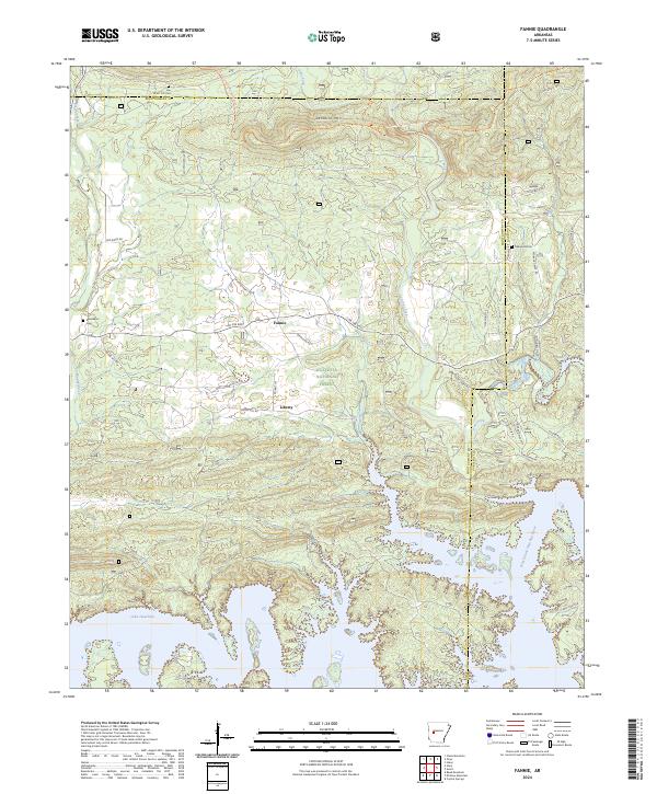 Fannie topographic map thumbnail