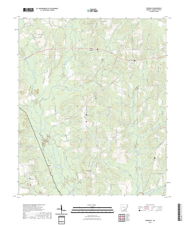 Farmville topographic map thumbnail