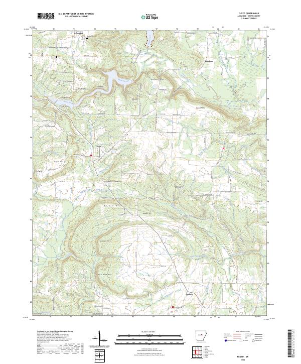 Floyd topographic map thumbnail