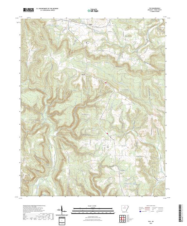 Fox topographic map thumbnail