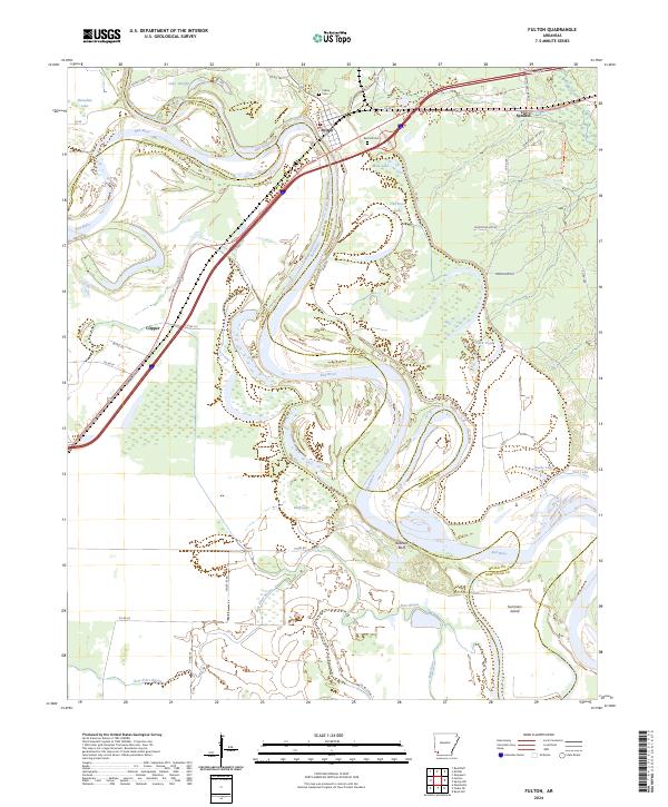 Fulton topographic map thumbnail