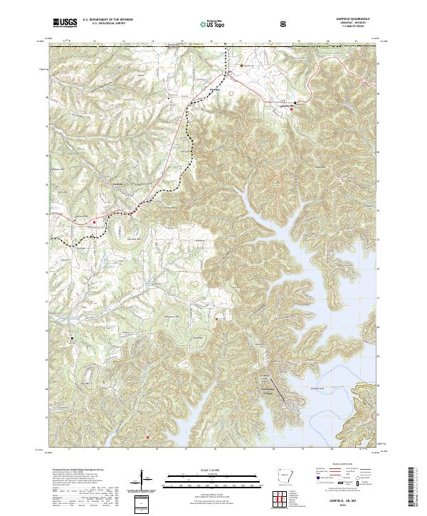 Garfield topographic map thumbnail
