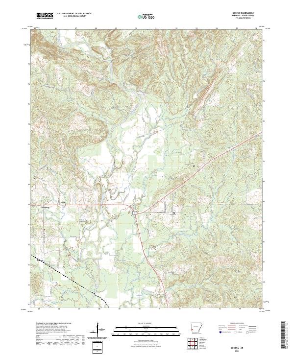 Geneva topographic map thumbnail