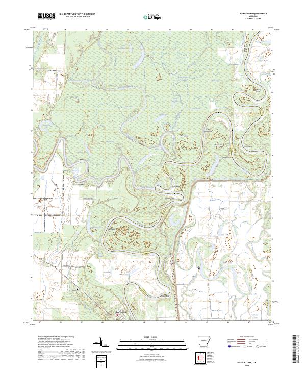 Georgetown topographic map thumbnail