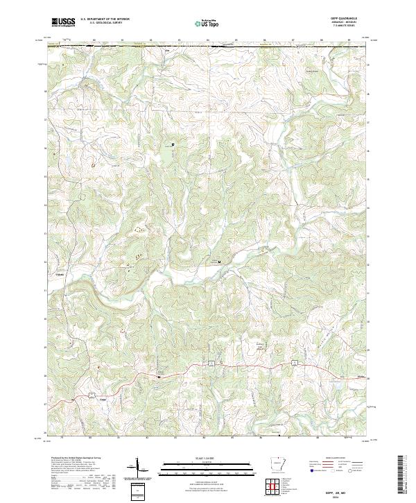 Gepp topographic map thumbnail