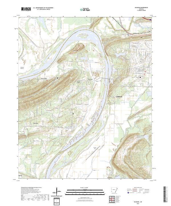 Gleason topographic map thumbnail