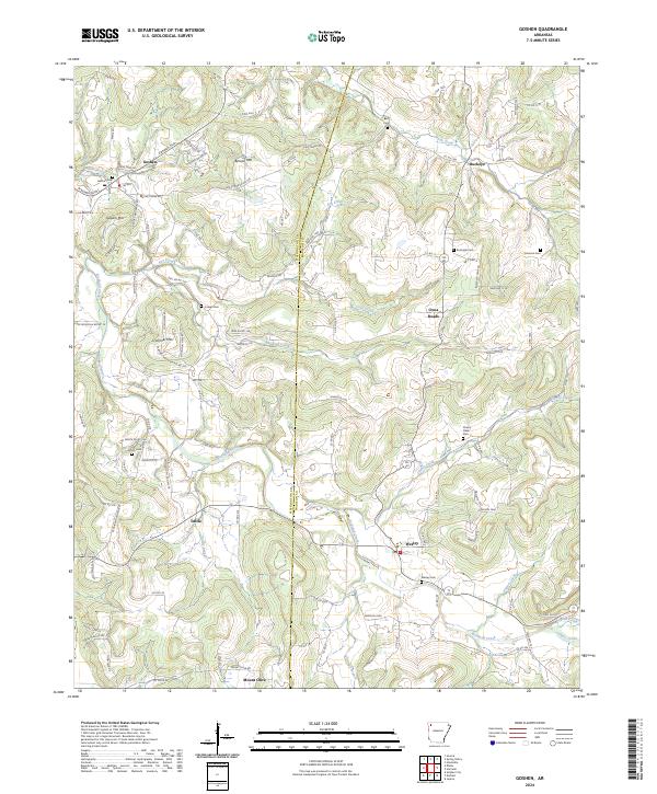 Goshen topographic map thumbnail