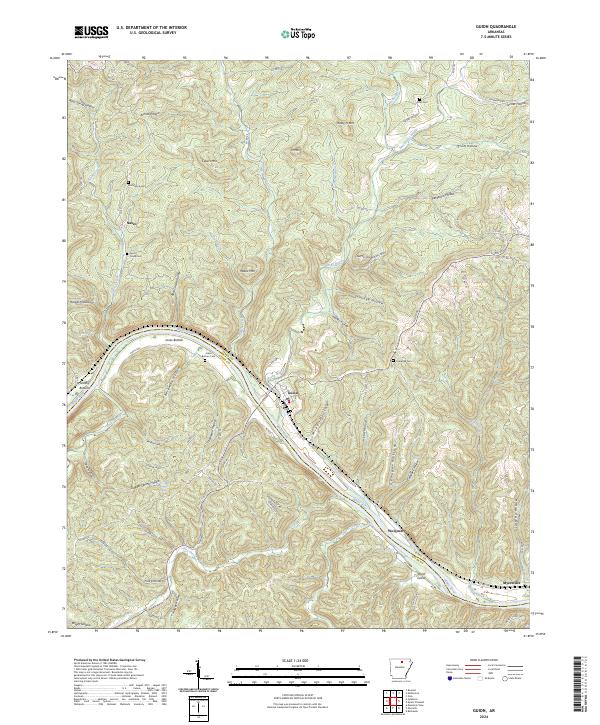 Guion topographic map thumbnail