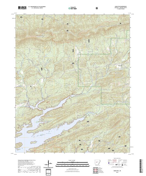 Hamilton topographic map thumbnail