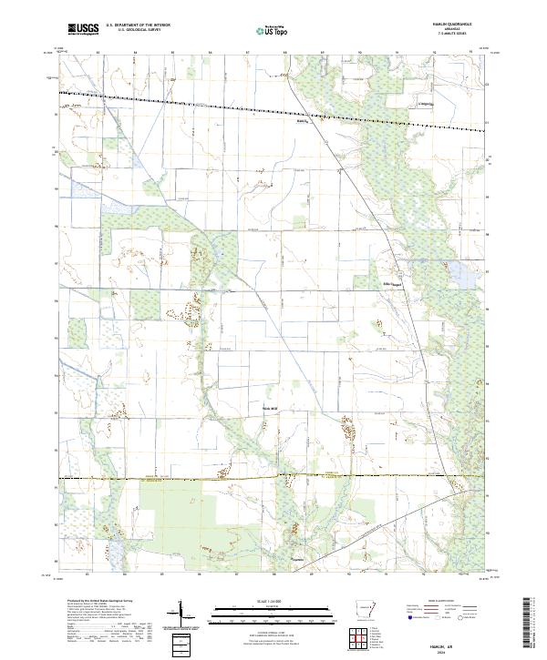 Hamlin topographic map thumbnail