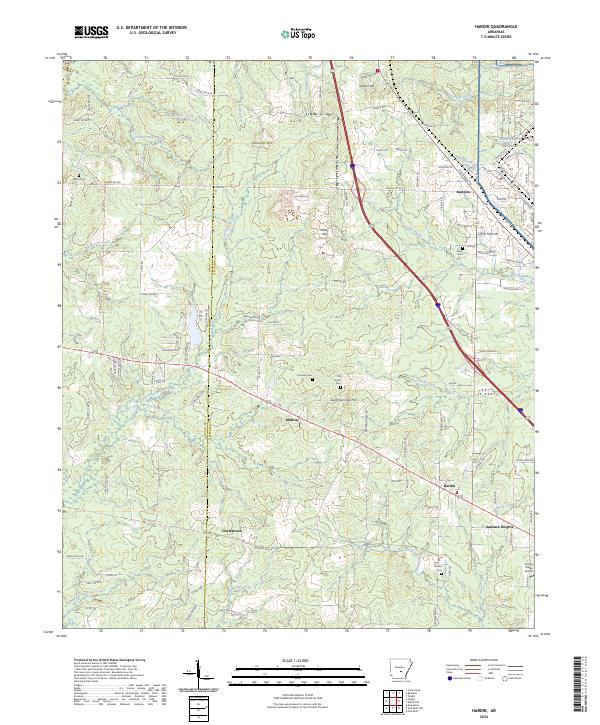 Hardin topographic map thumbnail
