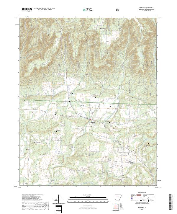 Harmony topographic map thumbnail
