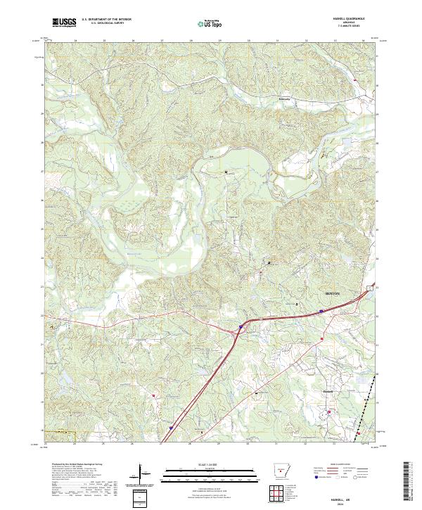 Haskell topographic map thumbnail