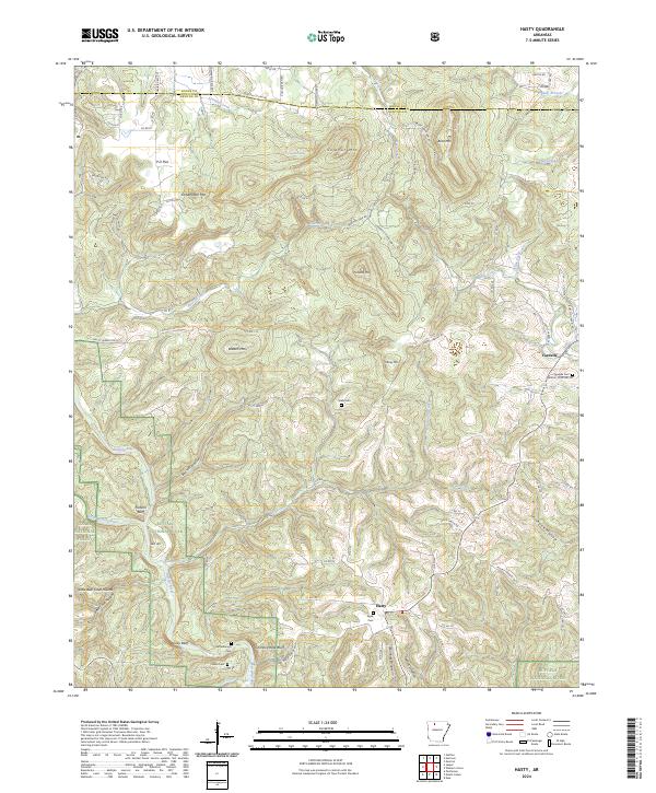 Hasty topographic map thumbnail