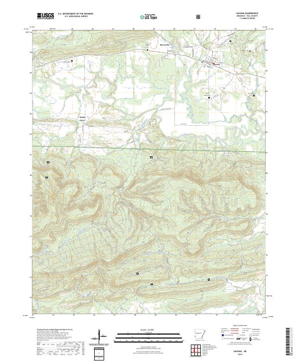 Havana topographic map thumbnail