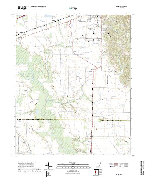 Haynes topographic map thumbnail
