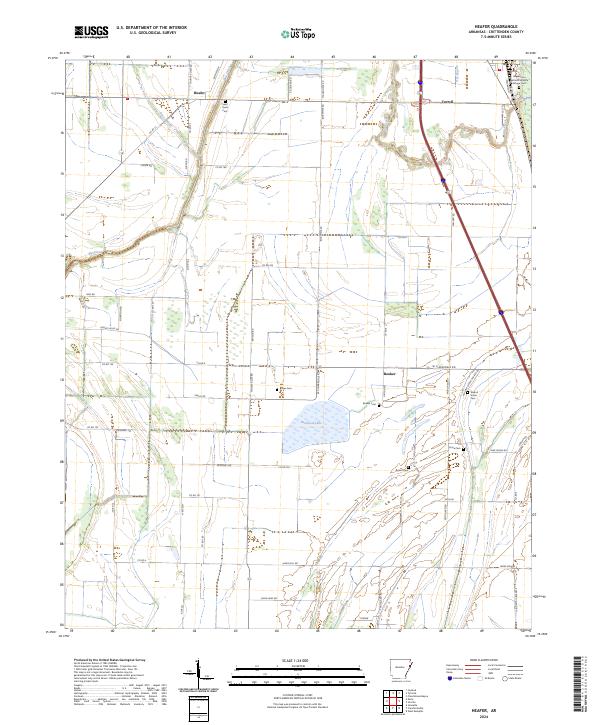 Heafer topographic map thumbnail