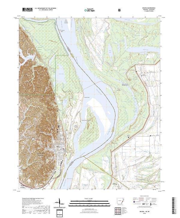 Helena topographic map thumbnail