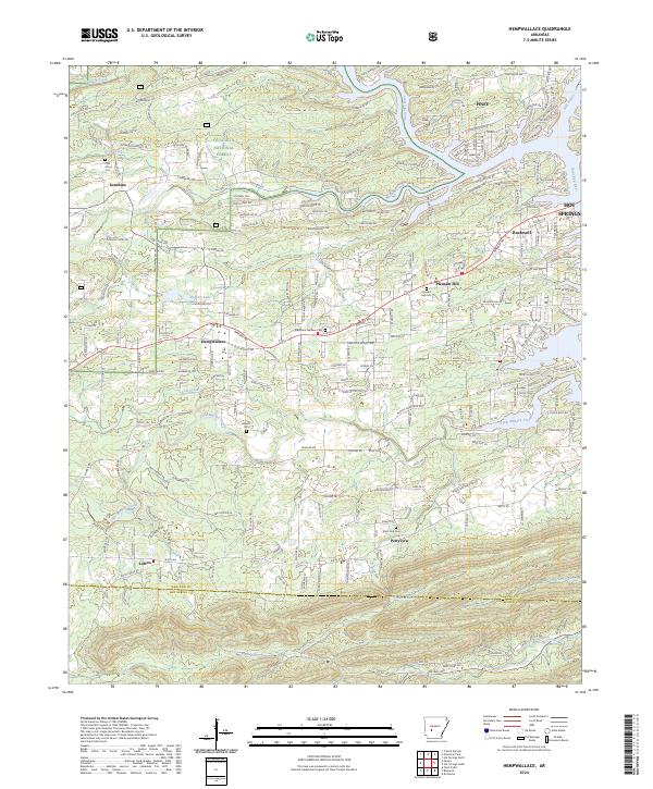 Hempwallace topographic map thumbnail
