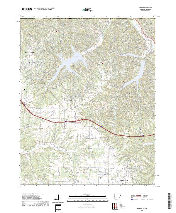 Hiwasse topographic map thumbnail