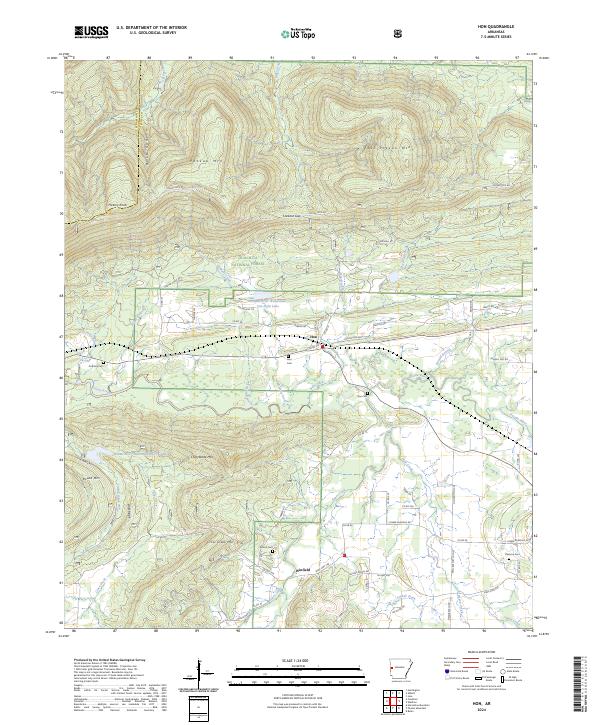 Hon topographic map thumbnail