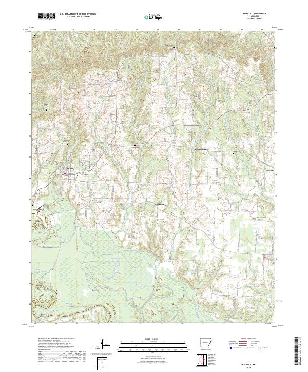 Horatio topographic map thumbnail