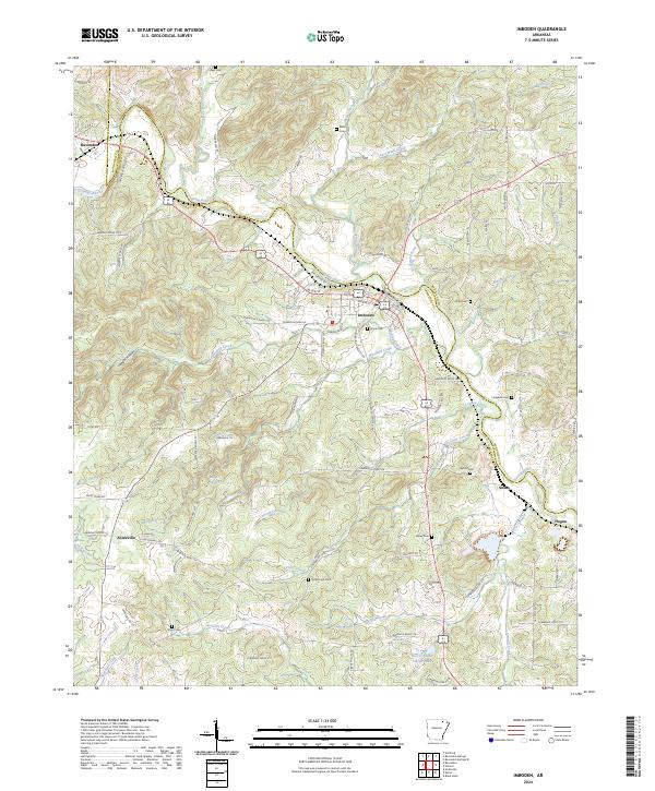 Imboden topographic map thumbnail