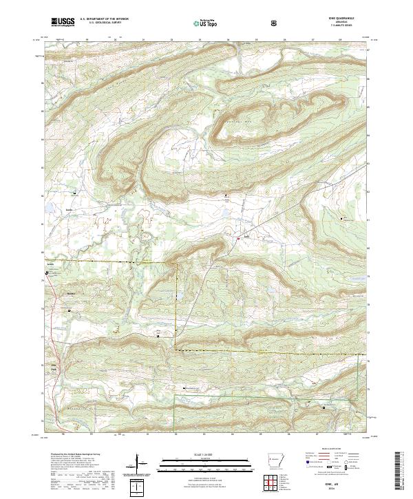 Ione topographic map thumbnail