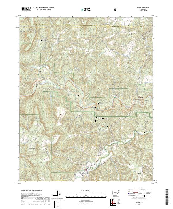 Jasper topographic map thumbnail
