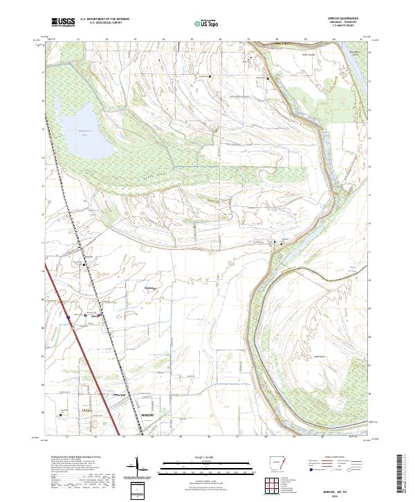Jericho topographic map thumbnail