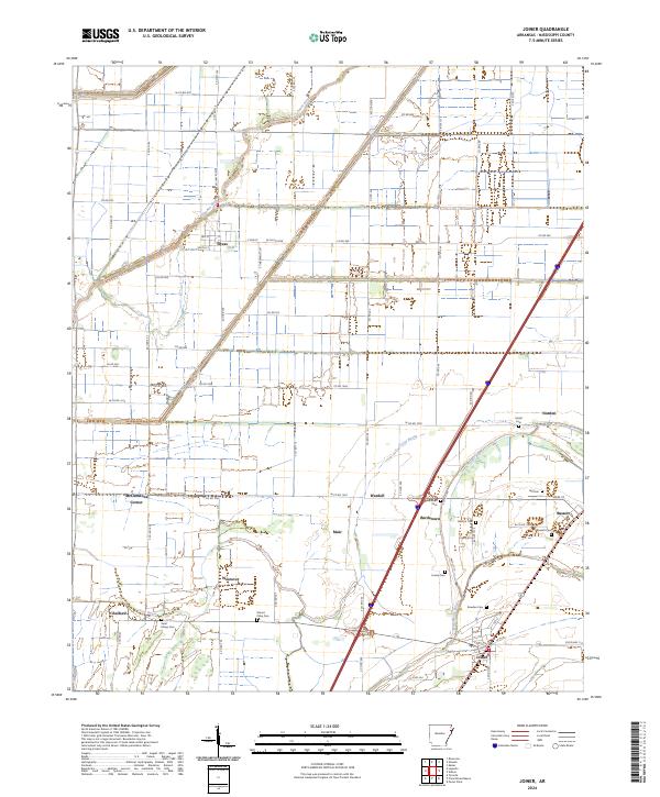 Joiner topographic map thumbnail