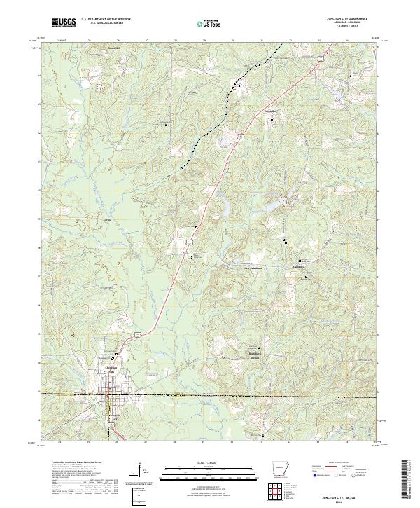 Junction City topographic map thumbnail