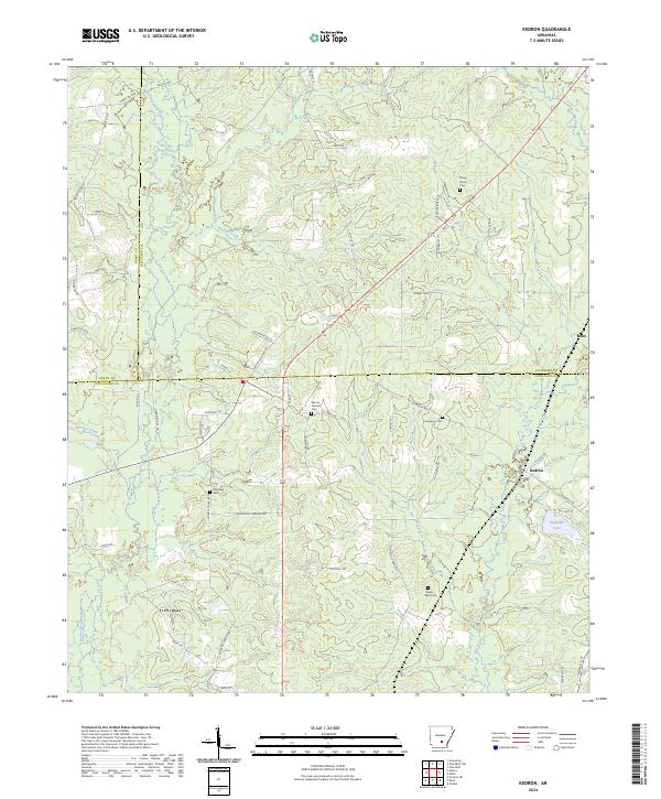 Kedron topographic map thumbnail