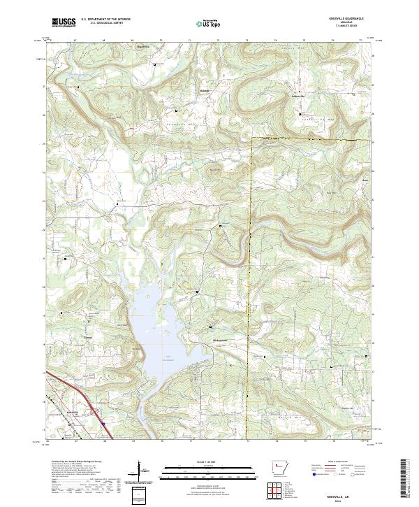 Knoxville topographic map thumbnail