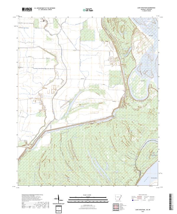 Lake Cheatham topographic map thumbnail