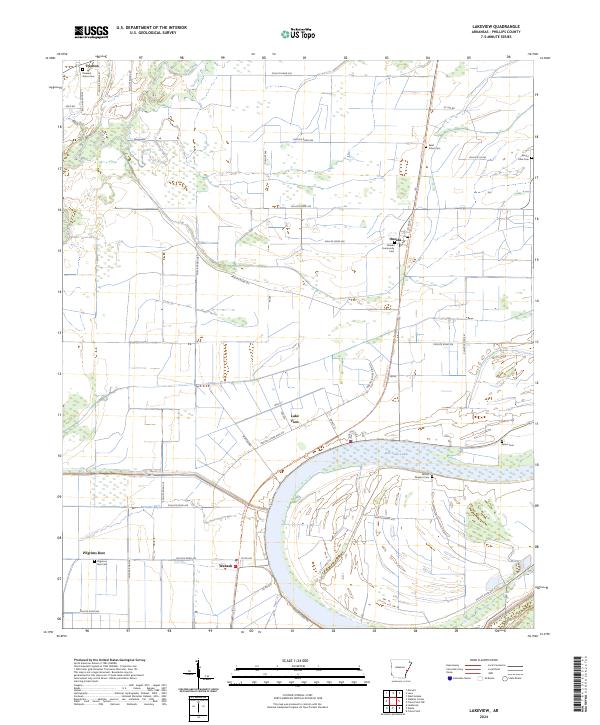 Lakeview topographic map thumbnail