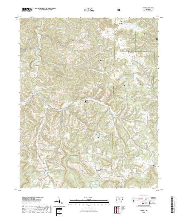 Landis topographic map thumbnail