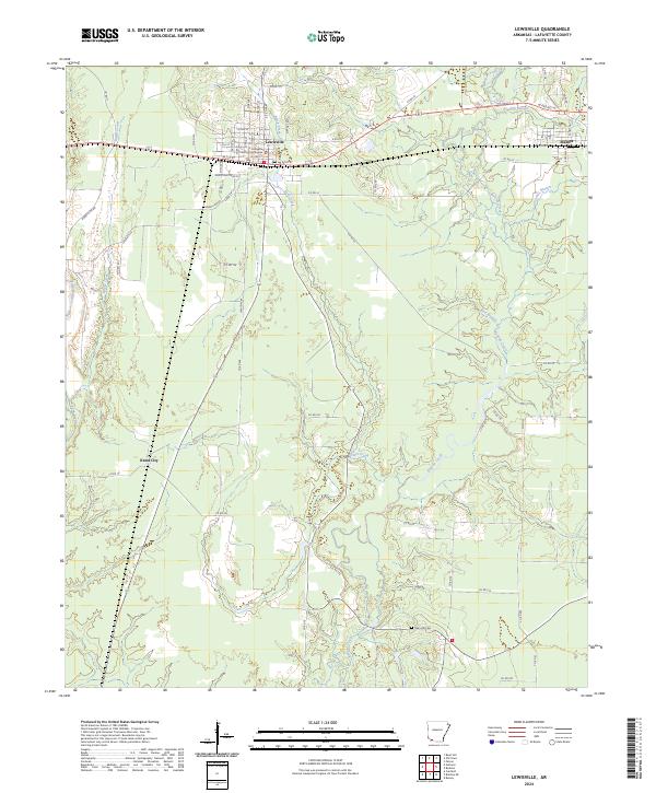 Lewisville topographic map thumbnail