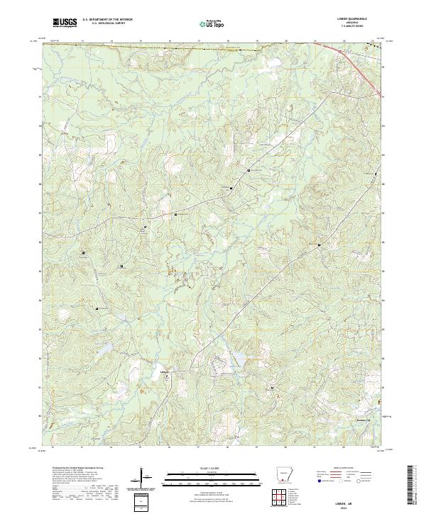 Lisbon topographic map thumbnail