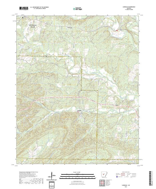 Lonsdale topographic map thumbnail