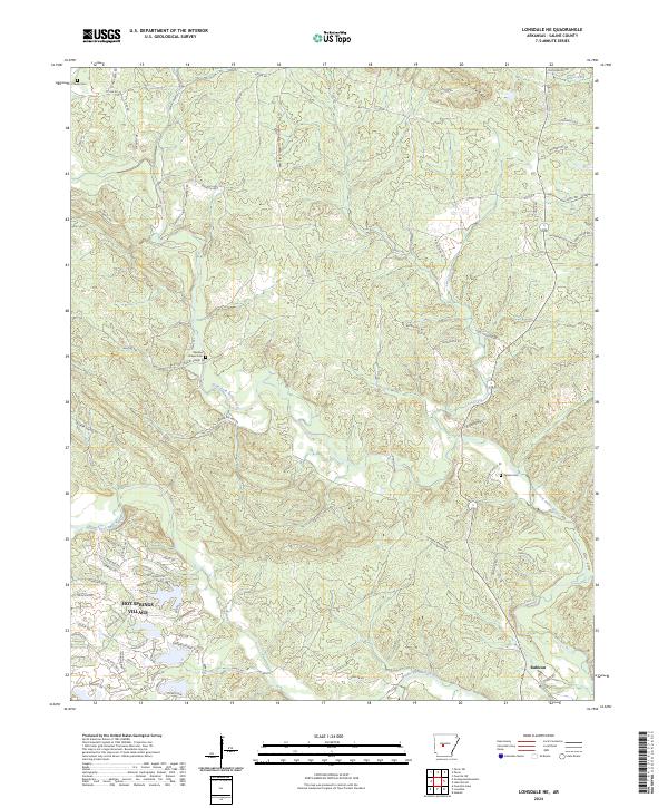 Lonsdale NE topographic map thumbnail