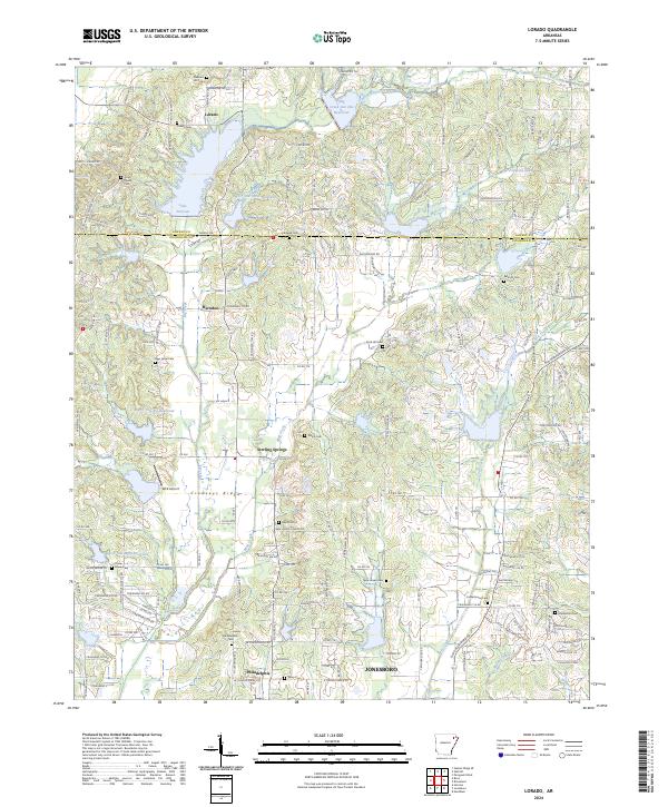Lorado topographic map thumbnail