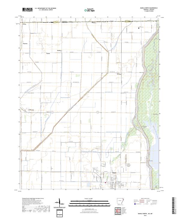 Manila North topographic map thumbnail