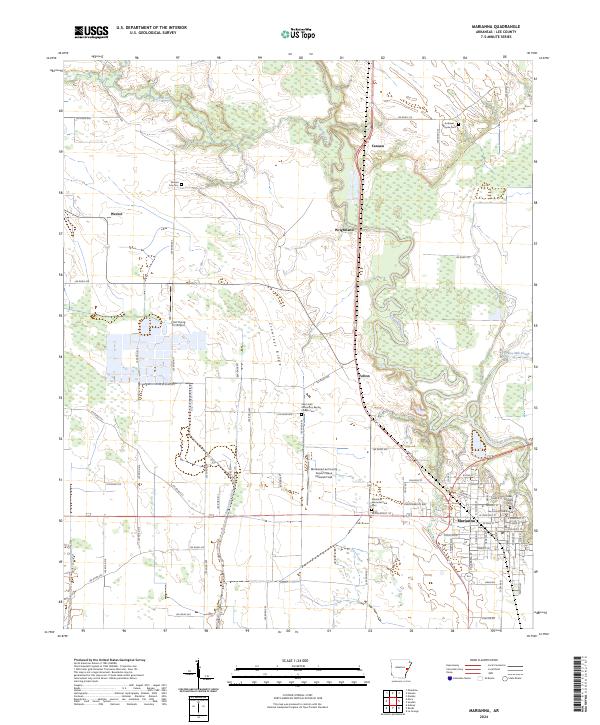 Marianna topographic map thumbnail