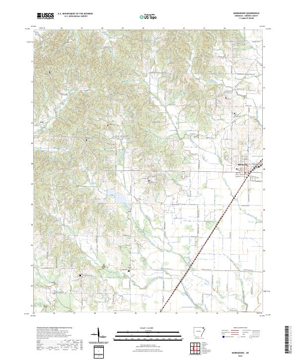 Marmaduke topographic map thumbnail