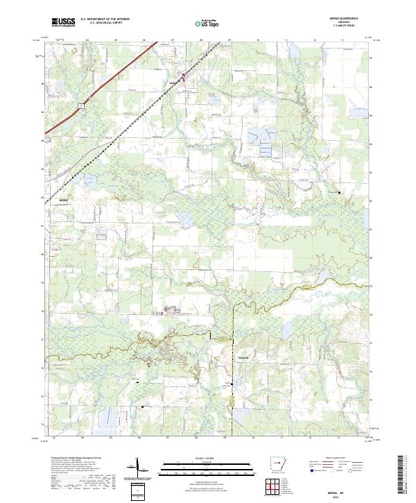 McRae topographic map thumbnail