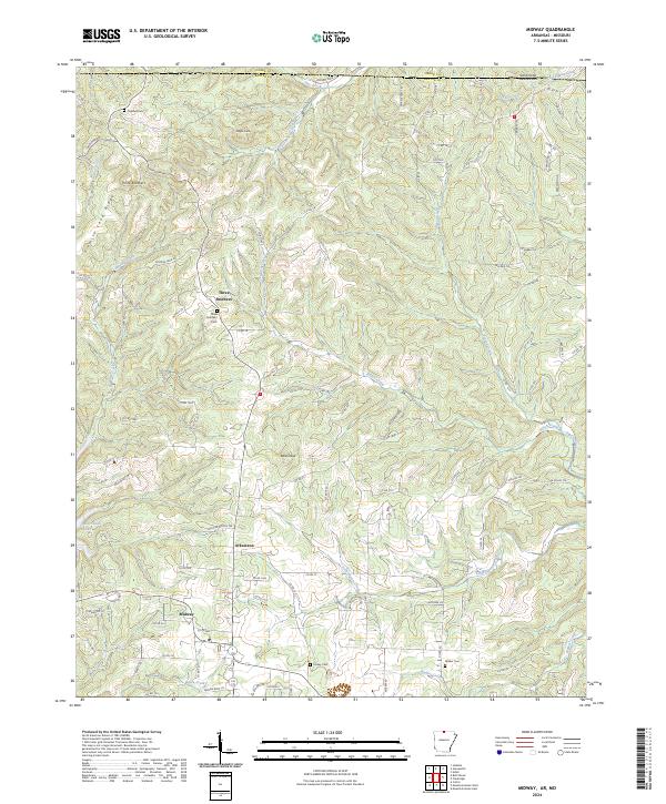Midway topographic map thumbnail