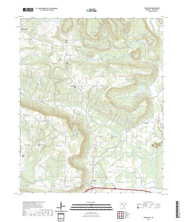 Moreland topographic map thumbnail