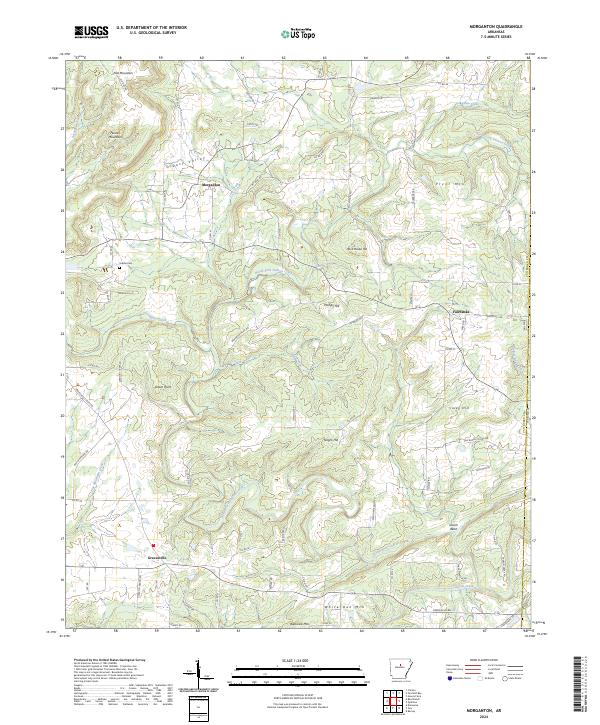 Morganton topographic map thumbnail